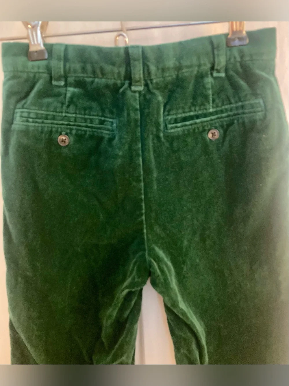 Gymboree Deep Green velvet Pants Size 5T